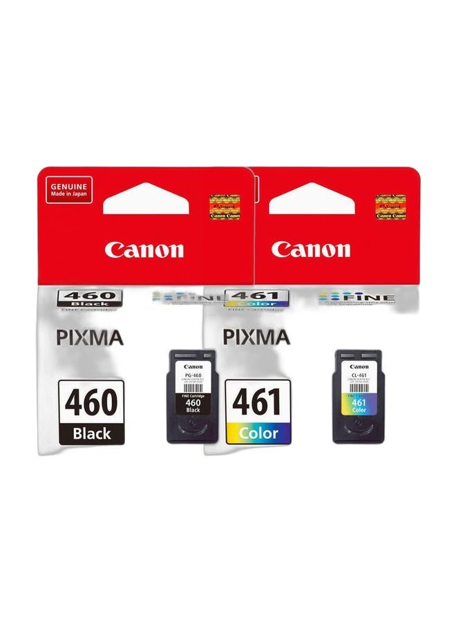 Canon PG 460 CL 461EMB Ink Cartridge Black Multicolour - Image 1