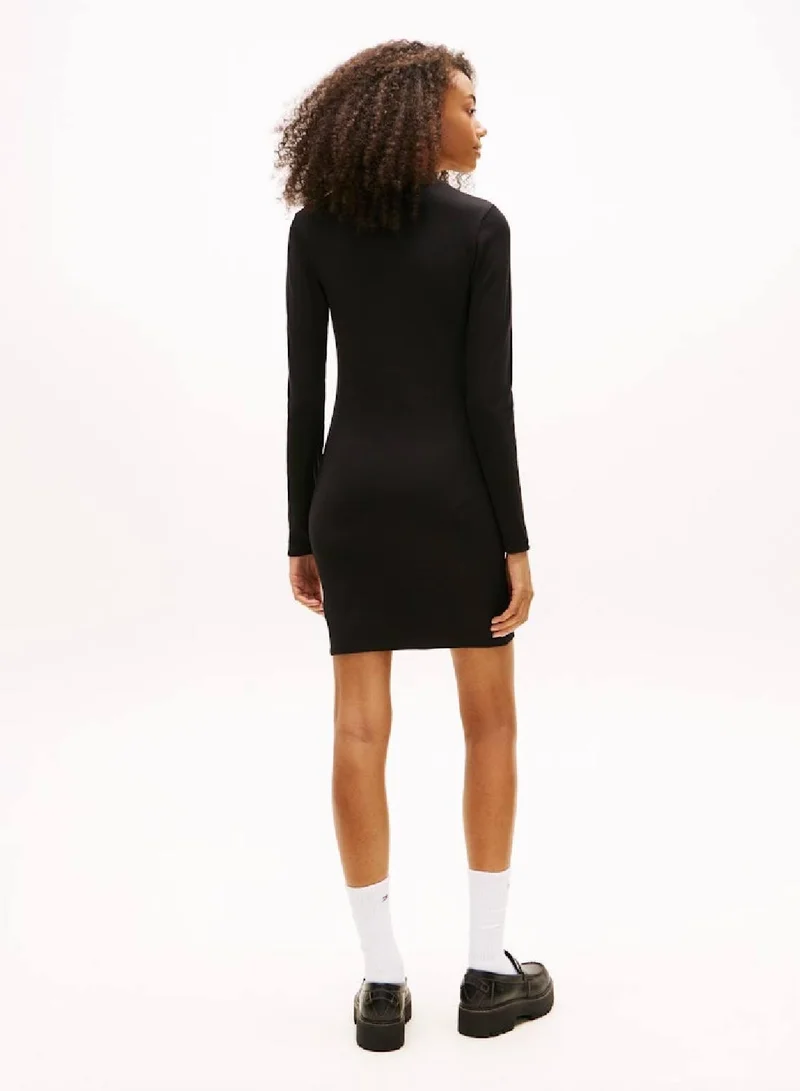 tommy jeans bodycon dress Tommy Jeans Women's Rib Bodycon Midi Dress, Dark Night Navy X-Small at Amazon Women's Clothing store