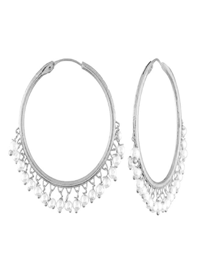 Aheli Bollywood Party Style Hoop Earrings Indian Ethnic Wedding Fashion Jewelry Gift for Women - Image 4