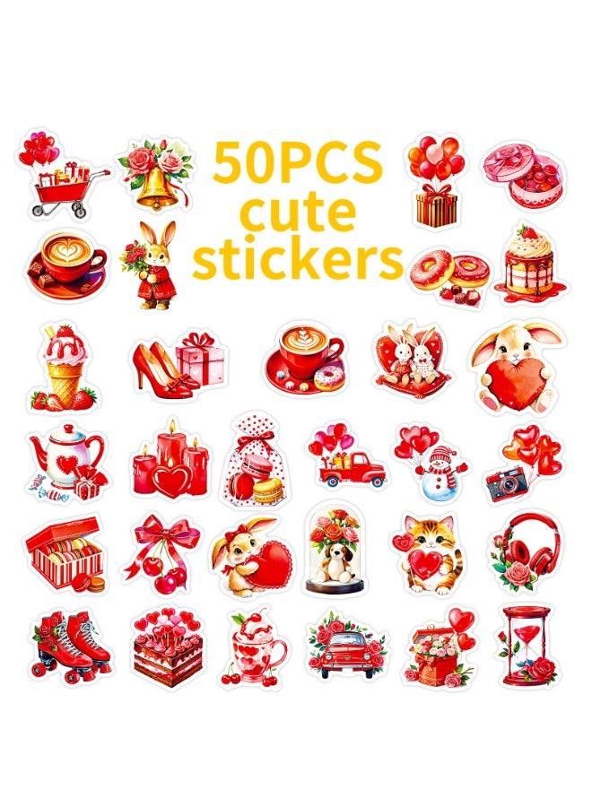 ٥٦ قطعة من ملصقات عيد الحب، ملصقات حب عتيقة، ملصقات فينيل رومانسية، ملصقات زجاجات المياه، ملصقات أجهزة الكمبيوتر المحمولة، ملصقات سجلات القصاصات، ملصقات بطاقات، ملصقات الهواتف، ملصقات ألواح التزلج، ملصقات الجيتار، هدايا للمراهقين والنساء والصديقات - Image 2