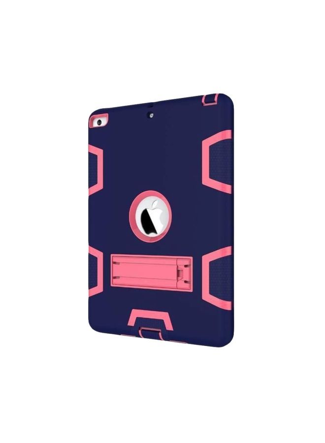 NIBEMINENT Shockproof Case Cover With Kickstand For Apple iPad Mini 4 7.9-Inch Pink/Blue  - Image 1