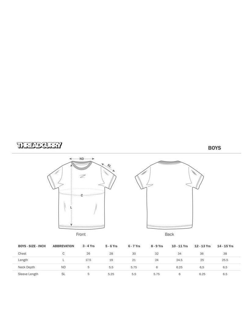 THREADCURRY THREADCURRY Creative Modern Pattern Abstract Cotton Graphic Printed Tshirt for Boys  - Image 3