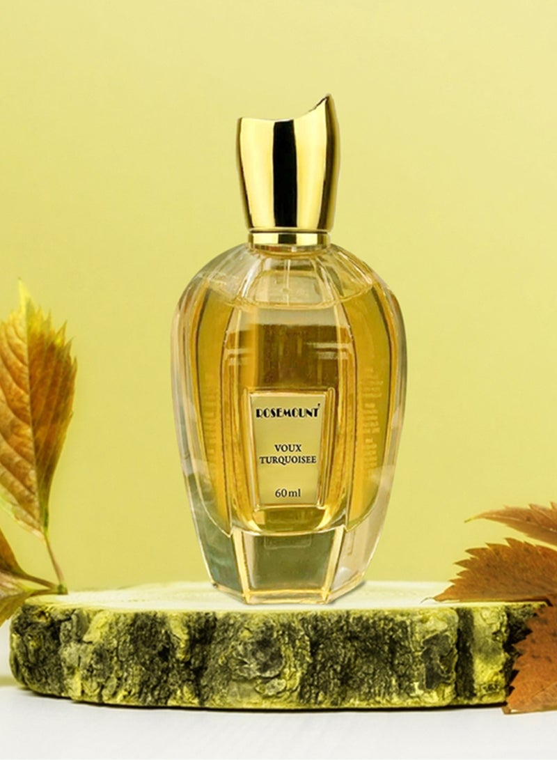Rosemount VOUX TURQUOISE | 60ml Eau de Parfum for Men | Amber vanilla Profile for Lasting Elegance | Enduring Charm and Refinement | Crafted to Resonate with the Discerning Gentleman - Image 4
