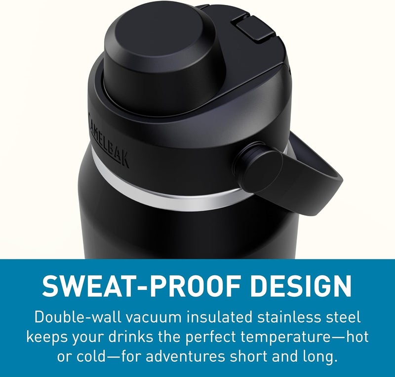 CamelBak Thrive Chug Water Bottle 32oz - Insulated Stainless Steel, Black - Image 5