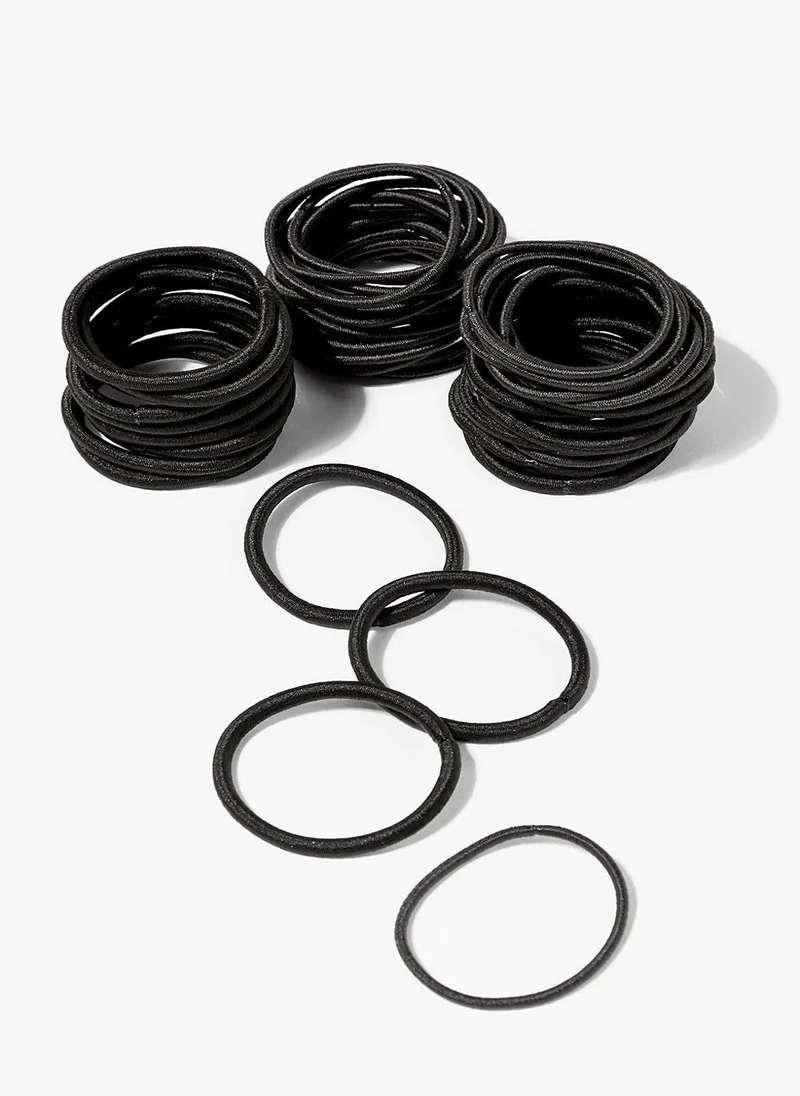 Matalan Multipack Black Hair Bobbles