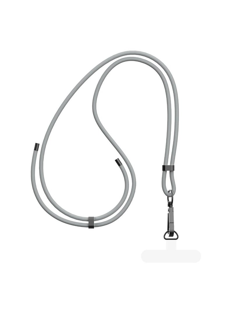 DRIP Silicone phone lanyard with a practical design for safely and comfortably carrying your phone around the neck or shoulder.Made of flexible silicone with attachment rings, perfect for daily use and on-the-go. - Image 2