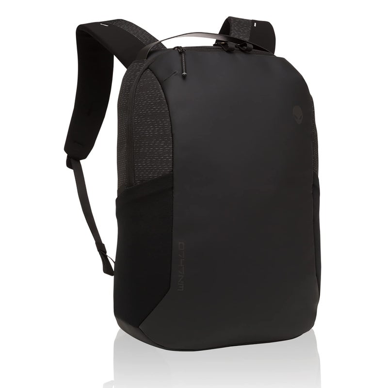 Alienware Horizon Commuter Backpack AW423P Padded shoulder straps and back RFIDsafe pocket Antiscratch lining Black - Image 2