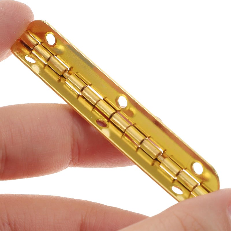 6 Hole Continuous Wooden Box Hinges 90 Degree Narrow Edge Heavy Duty For Jewelry Boxes - Image 5