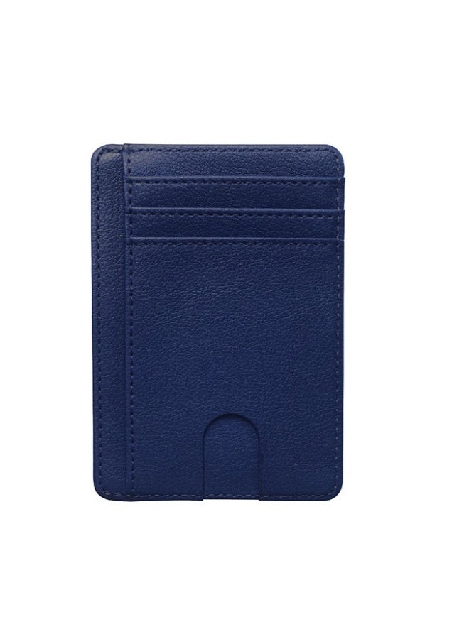 RFID Blocking Credit Card Case Holder, Slim Credit Card Sleeves ID Case Leather Wallet Coin Identity Credit Card Holder - Image 3