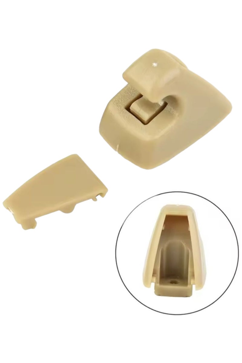 One piece is a special clip hook for installing the sunshade of a car. It is a hook for installing the sunshade. Beige color. Special interior decoration for a group of Chevrolet and GMC Yukon, Tahoe, Suburban, Sierra, Silverado, and Traverse cars. Part number is 95994975 - Image 3