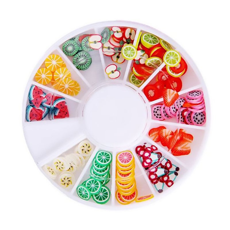 DECORA 8 Cases of Fruit Cake Flower Animal Slices Perfect for Sticking to Slime, DIY Crafts, Nail Art and Decoration - Image 2