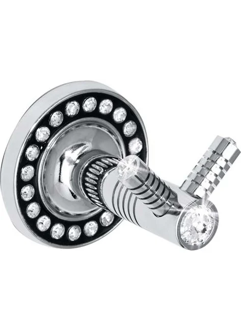 Saray Banyo Saray Bathroom Regina Chrome 2-Piece Bathrobe Hanger