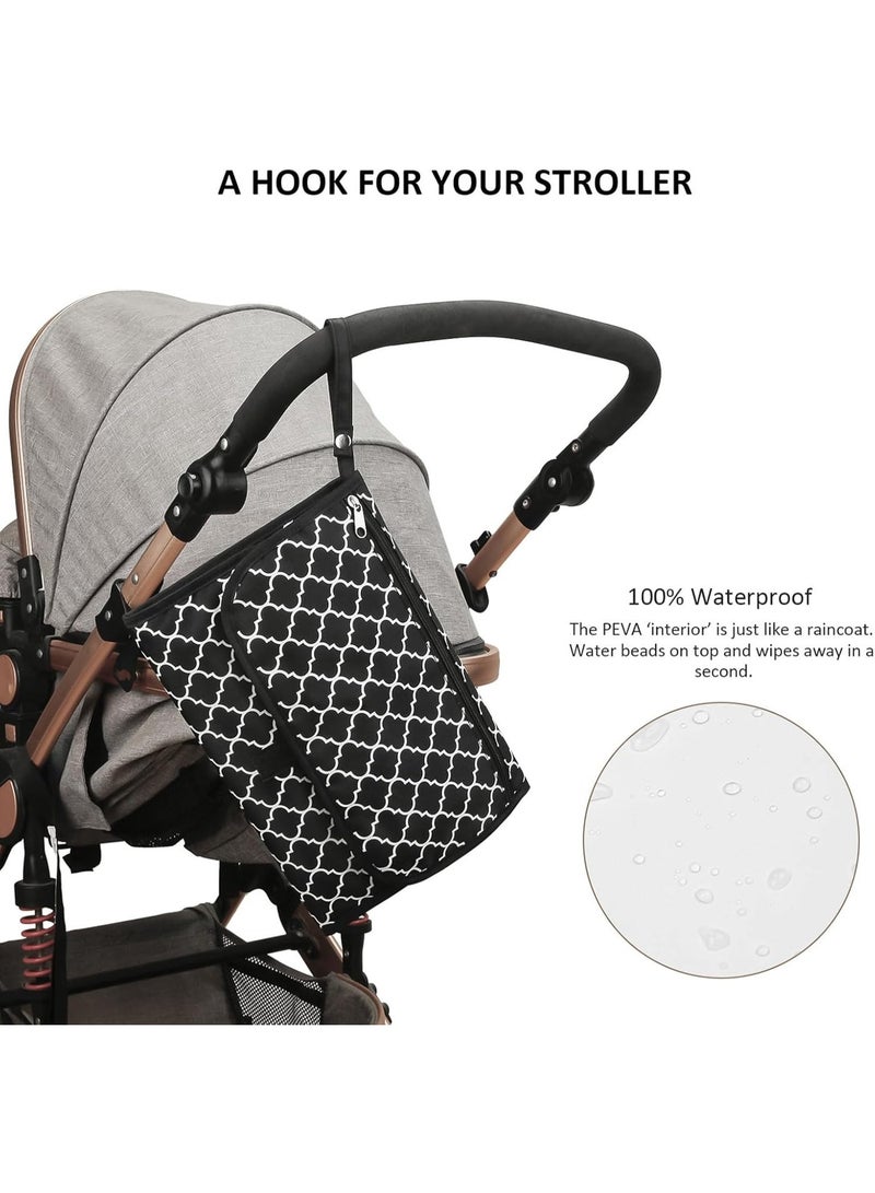 Sybil's Portable Nappy Changing Mat,Foldable Travel Changing Mats with Storage Pockets - Image 2