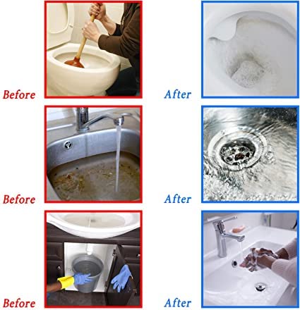 FEELING MALL Air Drain Blaster Cleaner Pipe Dredging Device Pneumatic Toilet Plunger to Clear Sewer Machine for Sewer Blockage Pressure Applied to Floor Drain Kitchen Basin Bathroom Clogged Pipe - Image 5