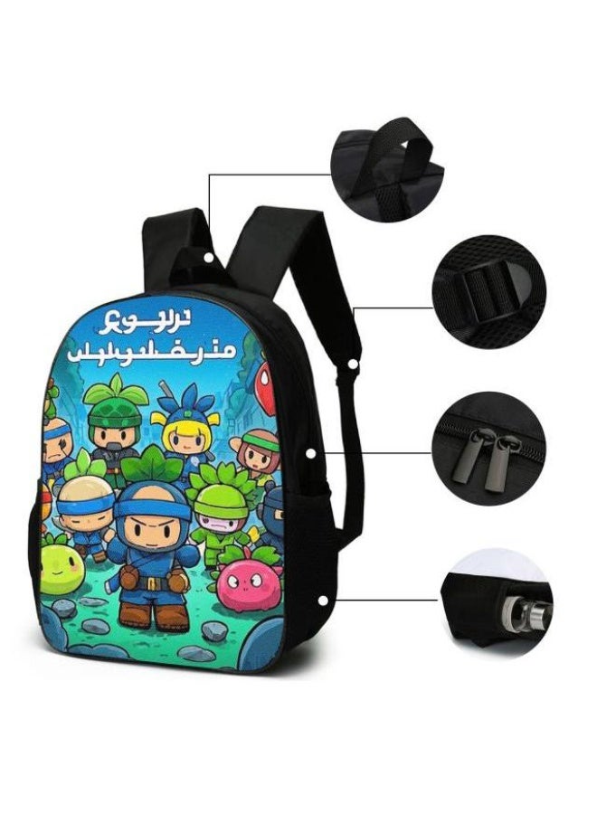 Cartoon style universal three-piece schoolbag - 454  - Image 5