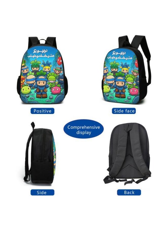 Cartoon style universal three-piece schoolbag - 454  - Image 4