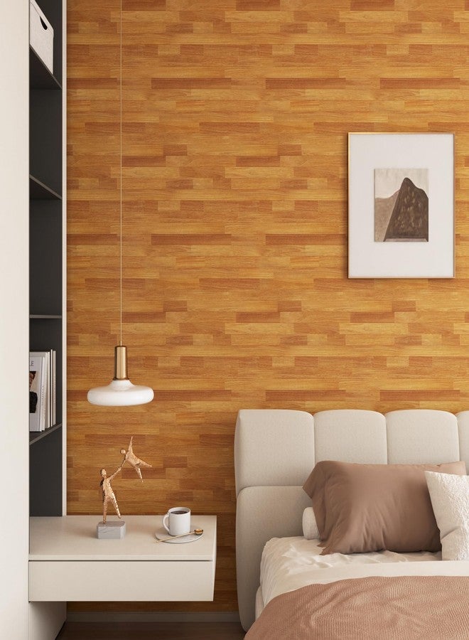 LACHEERY Light Brown Butcher Block Contact Paper for Countertops - Waterproof 24"x160" Self Adhesive Kitchen Countertop Wallpaper - Peel and Stick Wood for Desk, Counter, Walls - Image 4
