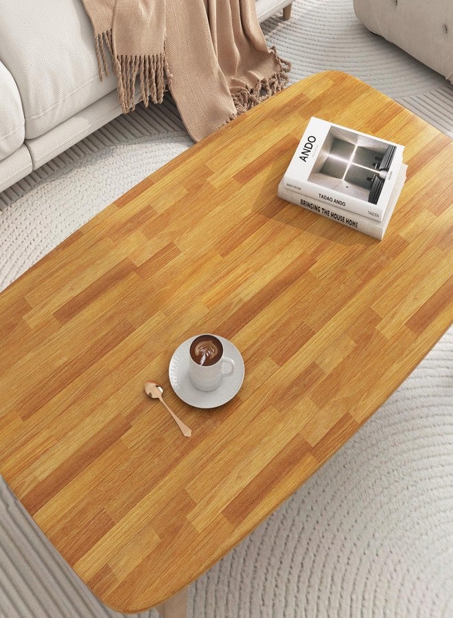 LACHEERY Light Brown Butcher Block Contact Paper for Countertops - Waterproof 24"x160" Self Adhesive Kitchen Countertop Wallpaper - Peel and Stick Wood for Desk, Counter, Walls - Image 3