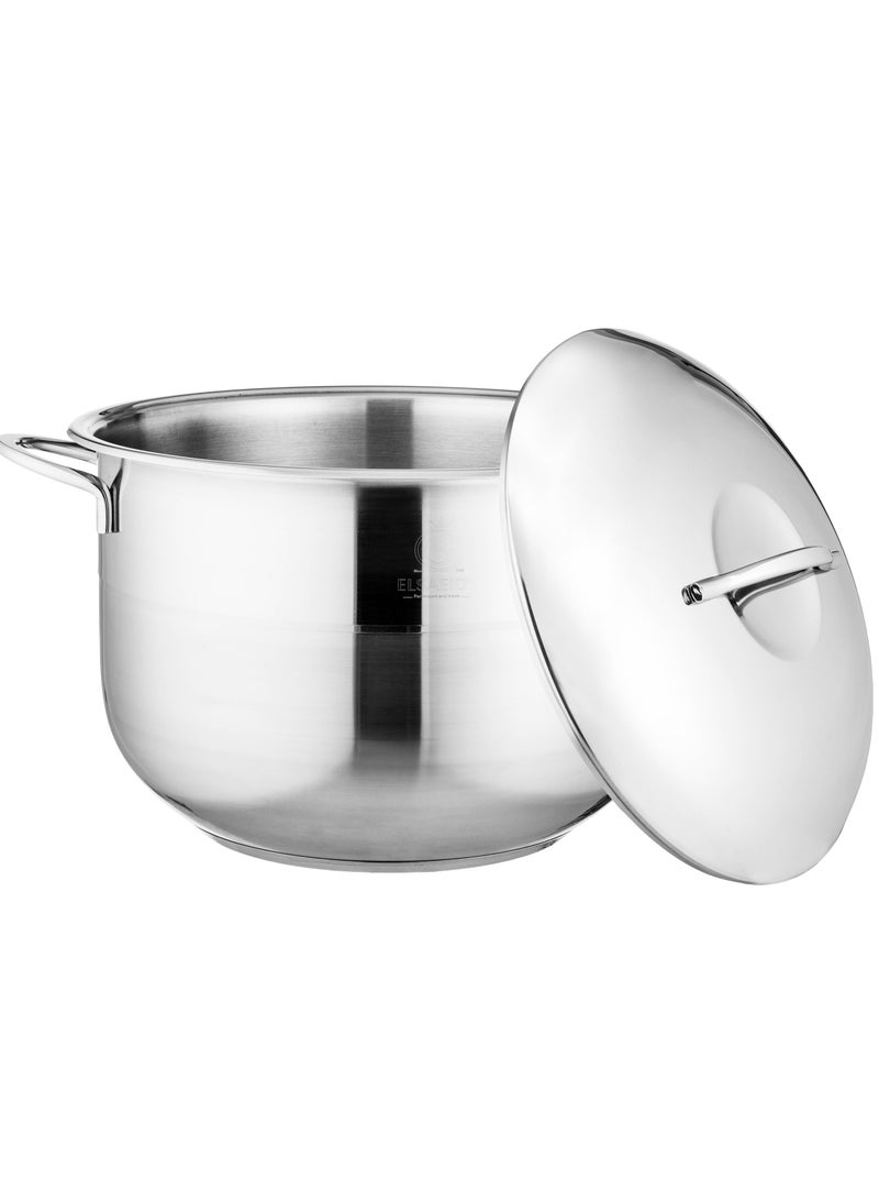 دانيا طقم قدور ستانلس استيل تركي مكون من 10 قطعة ذات جودة عالية - Image 3