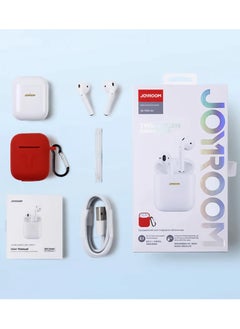 JOEROOM Bluetooth In-Ear Headphones with Charging Case White  - Image 2