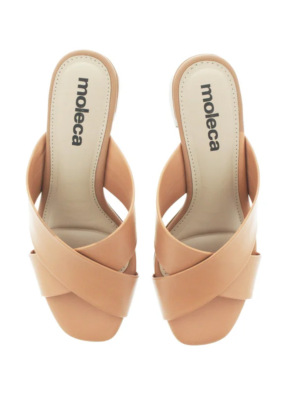 MOLECA Mid Heels Sandals for Women – Sling Back Heel Sandals for Girls with Ankle Strap