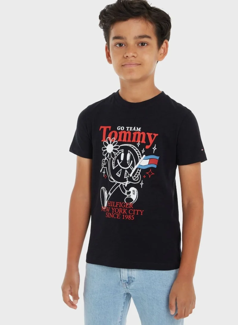 TOMMY HILFIGER Youth Printed T-Shirt