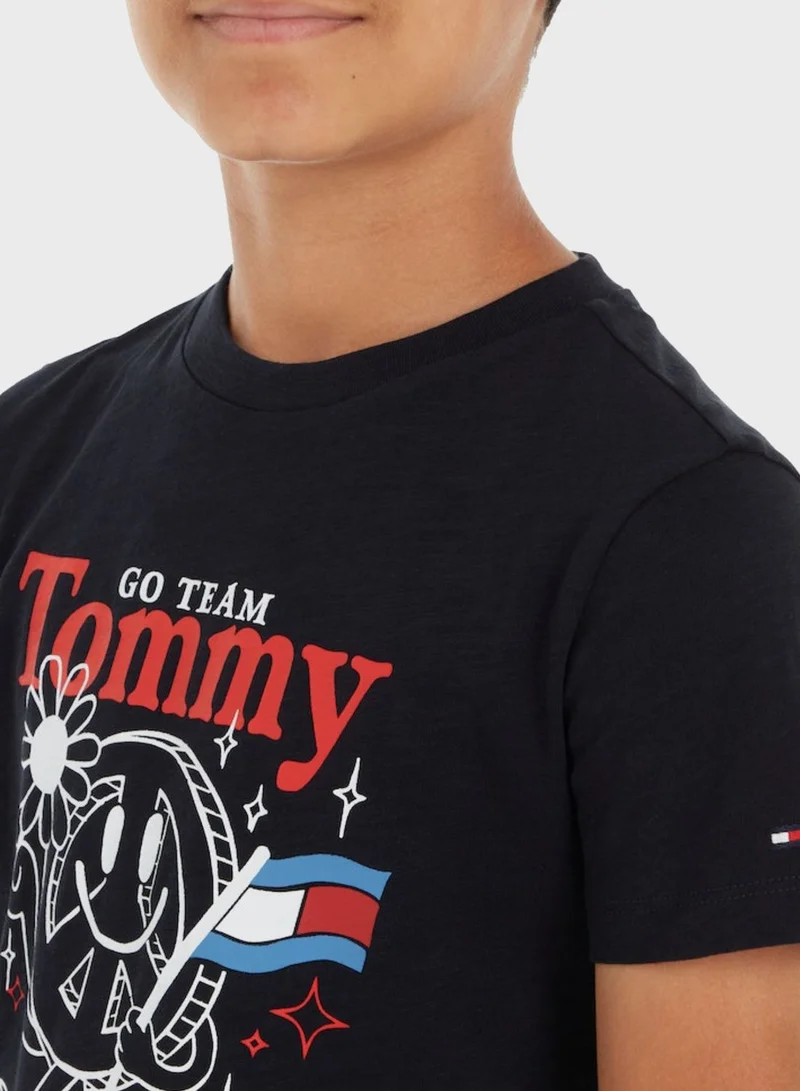 TOMMY HILFIGER Youth Printed T-Shirt