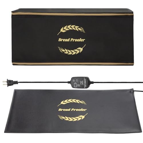 Ftzataz Sourdough Warming Mat with Bread Proofer Warming Box, Sourdough Heating Mat Used to Provide Sufficient Temperature for Bread Proofing, Sourdough Warming, Sourdough Heating, Dough Riser - Image 1