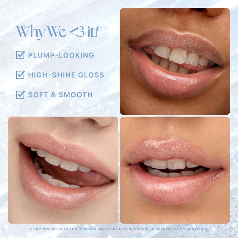 Nature Republic HONEY MELTING LIP GLITTER & PLUMPING (15 CRYSTAL SPARKLE) SOFT LIP STICK Hydrating&Moisturizing clear Gloss,Volumizing formula & Sheer tint, Shine Glimmer Finish - Image 4