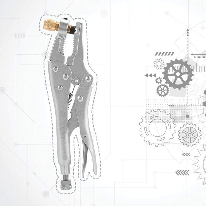 klarako Refrigerant Recovery Plier, Air Conditioner Refrigerant Recovery Refrigeration Tube Locking Plier, 1/4in SAE Interface - Image 3