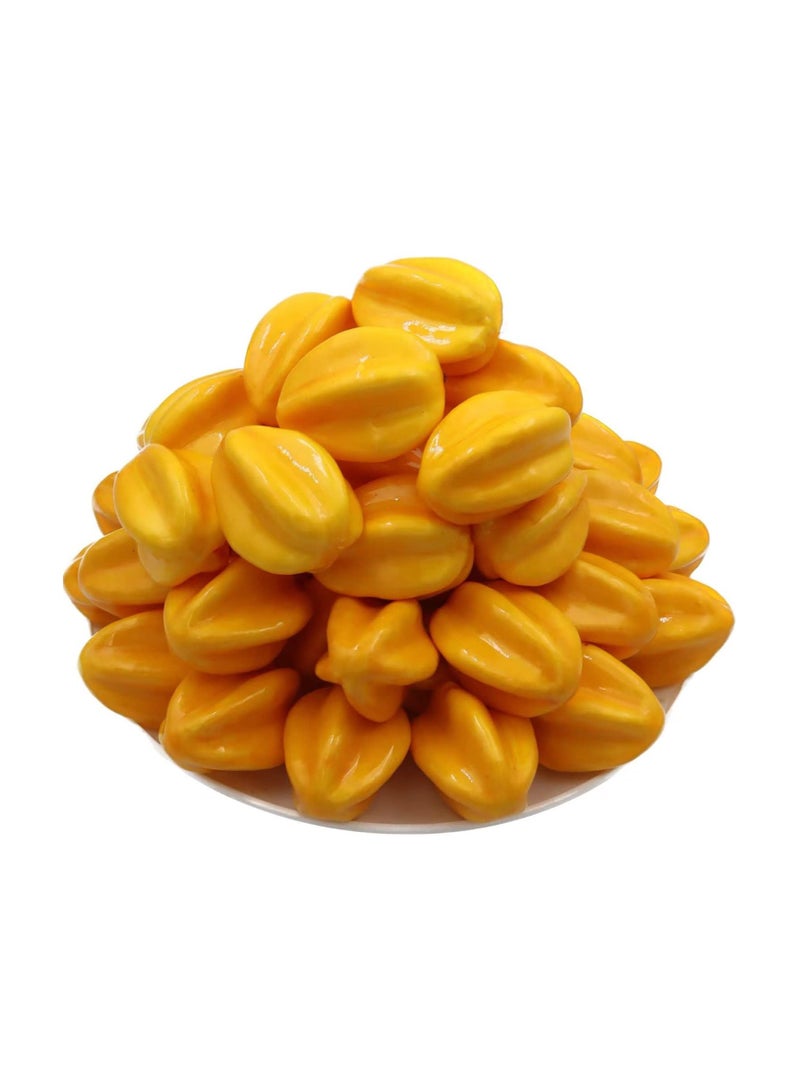 Excefore Lifelike Fake Mini Carambola, Artificial Fruit Photograph Prop Model, for Home Kitchen Party Decor, 30pcs - Image 1
