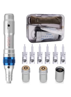 Microneedling Pen Machine With 6Pcs 36Pin Cartridges For Skin Care A6