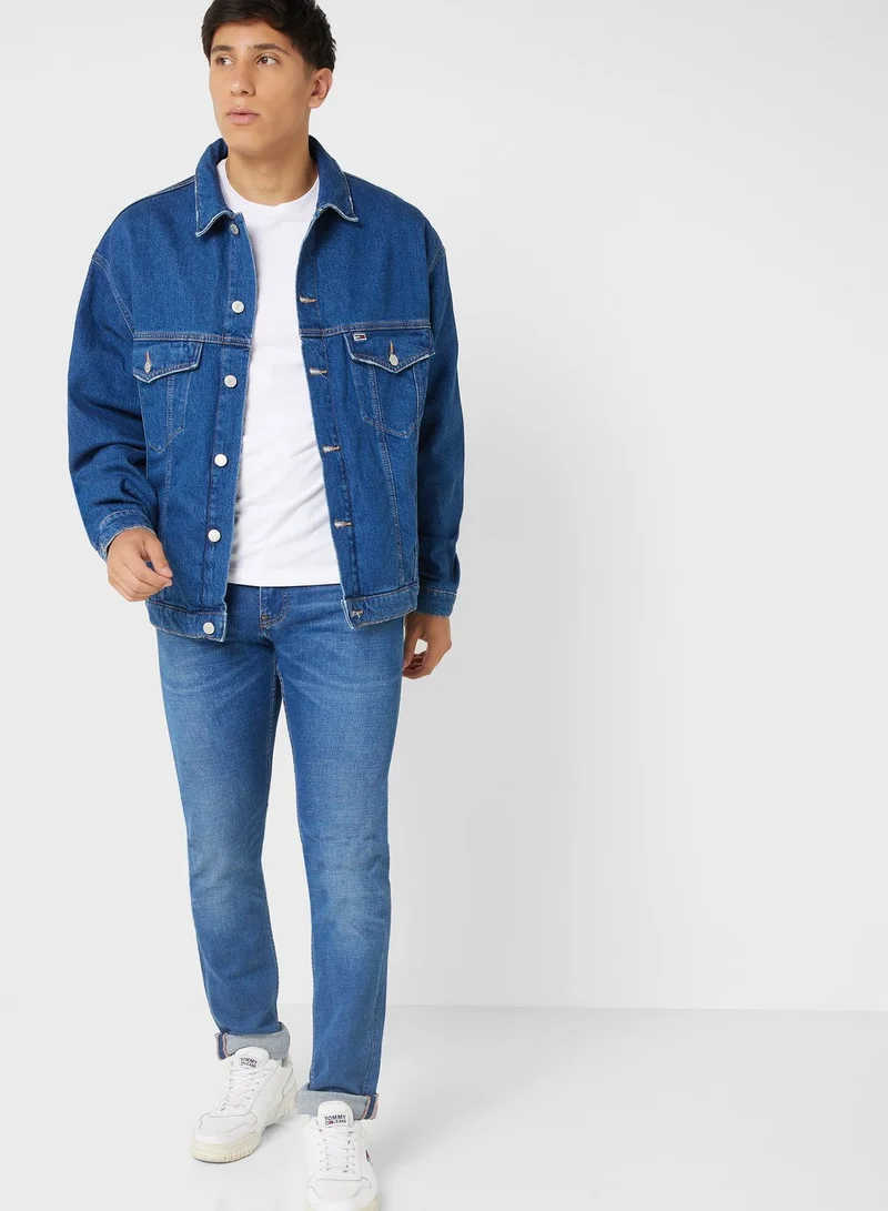 TOMMY JEANS Pocket Detail Denim Jacket