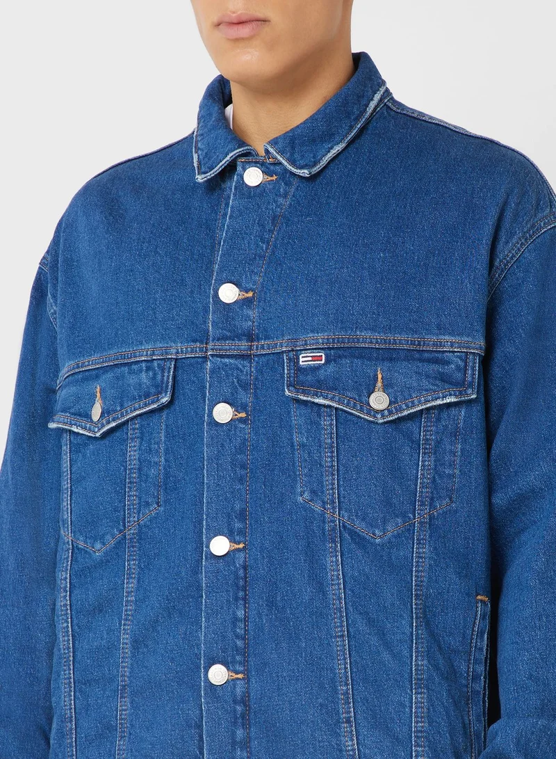 TOMMY JEANS Pocket Detail Denim Jacket