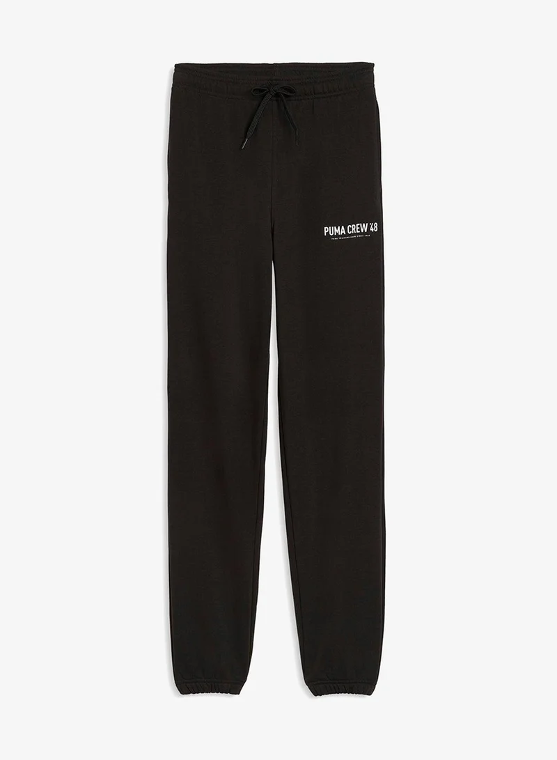 Puma PUMA Black Graphics French Terry Jogger Pants for Men | Best Price UAE