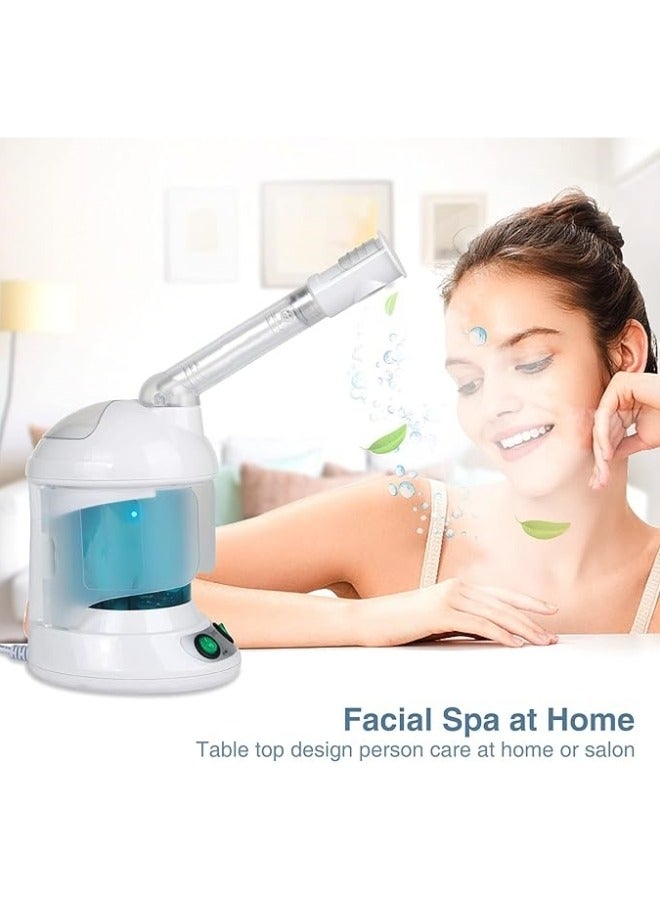 Portable Facial Steamer, Nano Ionic Face Steamer with 360°Rotatable Sprayer,Mini Facial Steamer for Salon and Spa - Image 4