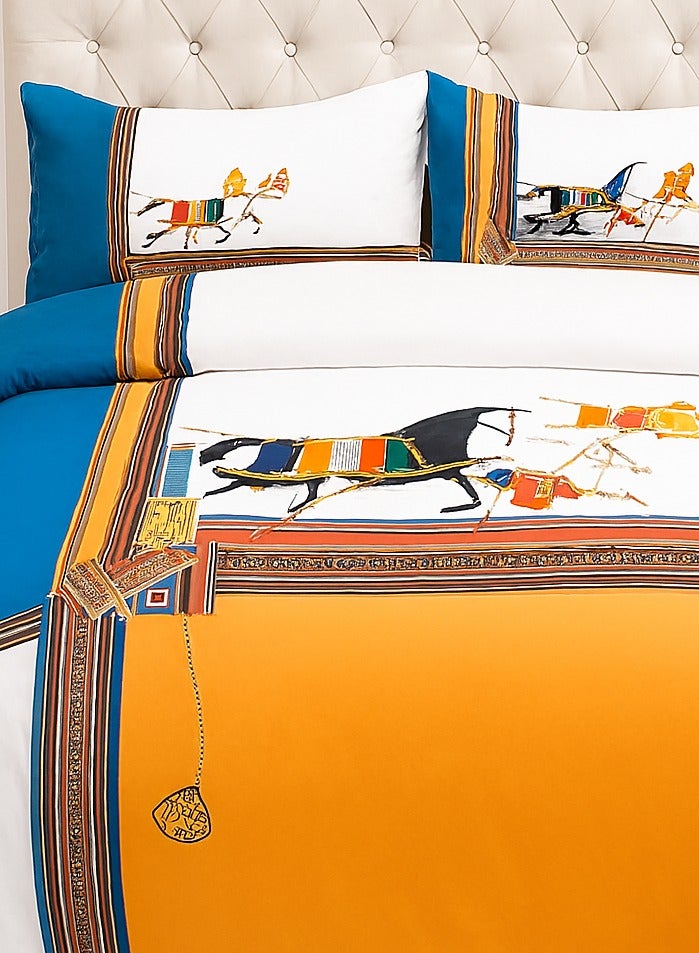 HOMETOPIA Luxury 6-Piece Bedding Set King Size – Ultra-Soft Microfiber Comforter 230x260cm, Deep Pocket Fitted Sheet 200x200+30cm, 4 Pillow Covers –  – Wrinkle-Free, Breathable, Machine Washable, Hotel Quality Bed Set – Double Bed Mattress Fit – Premium Bedroom Essentials KSA - Image 2