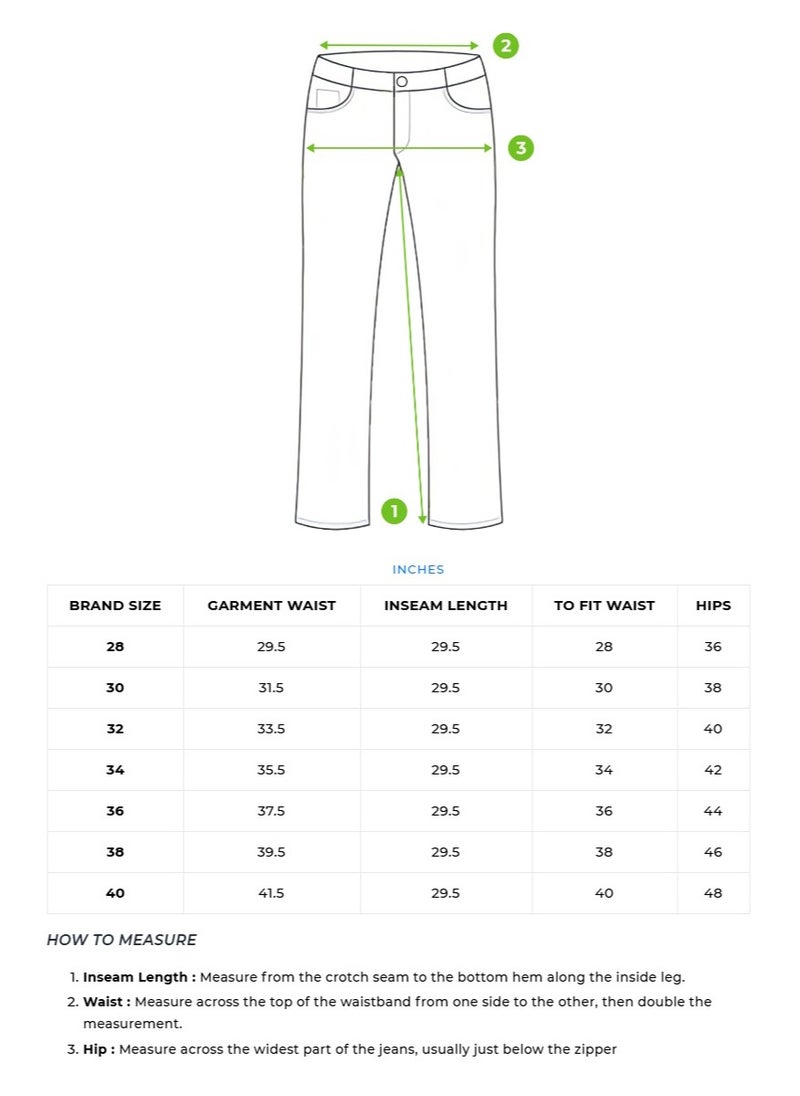 THE BEAR HOUSE - Men’s Jeans Lightweighted & Comfortable, Perfect for Casual Wear, Ideal for Everyday & Summer Wear - Image 1