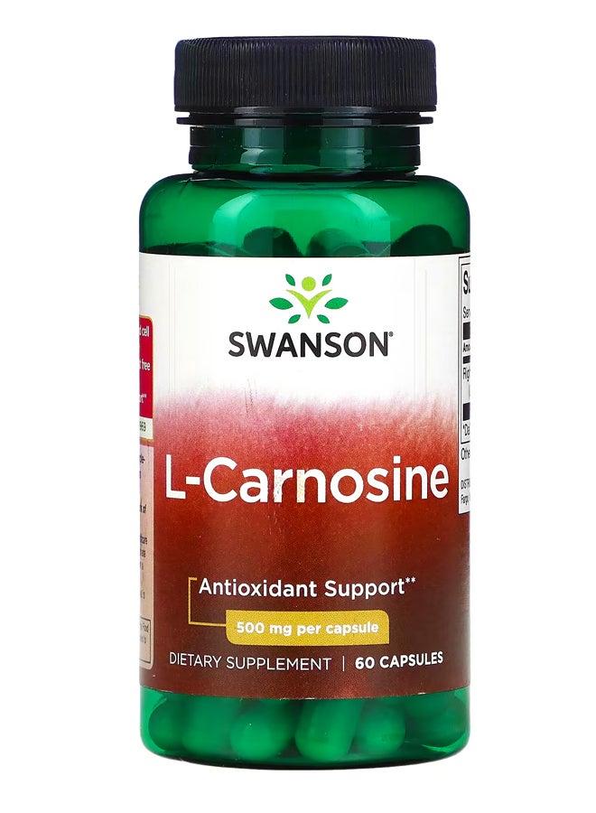 سوانسون ل-كارنوزين ، 500 ملجم ، 60 كبسولة