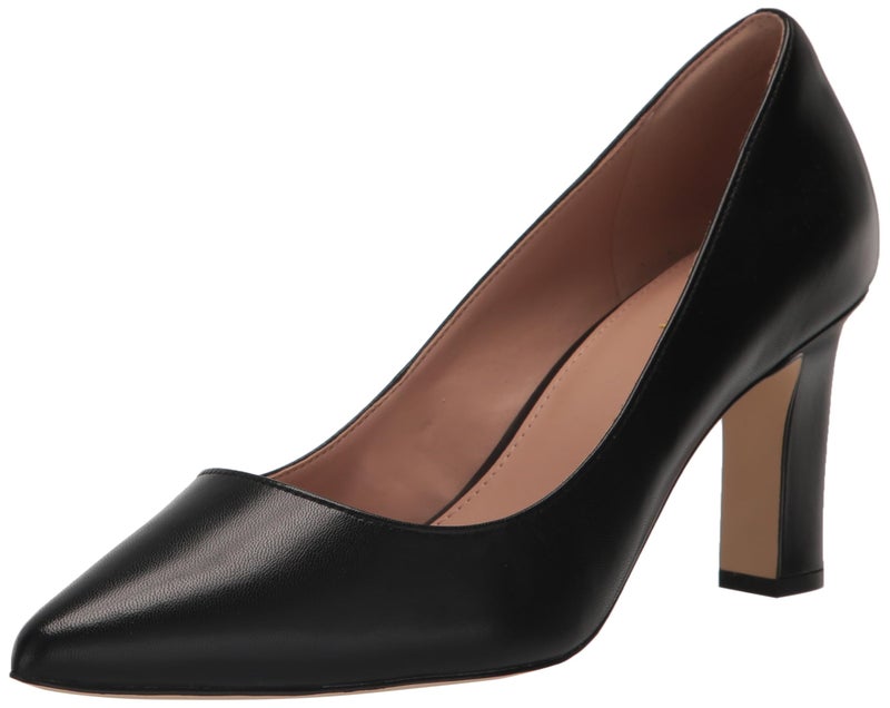 Cole Haan Womens Mylah Heel Pump 75MM, Black Leather, 11 B US - Image 1