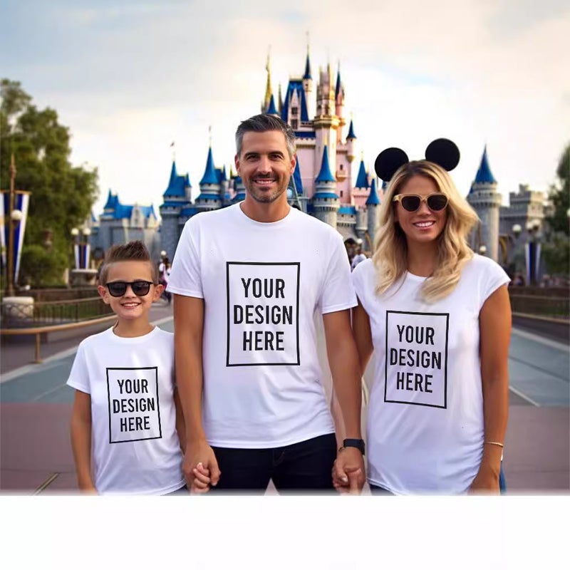 To Design New Parent-Child T-Shirt Family Tour T-Shirt T T-Shirt T Holiday T - Image 2