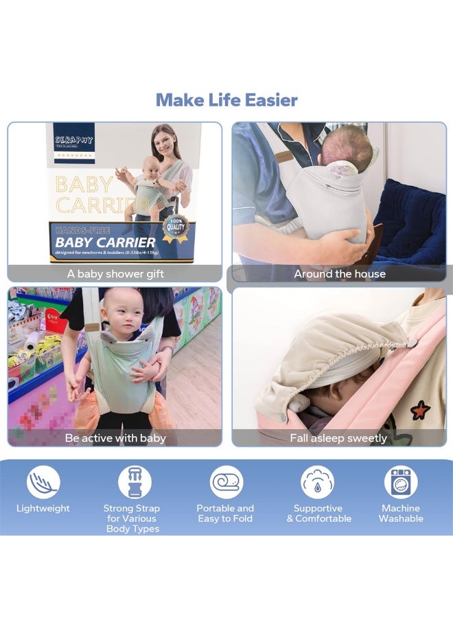 Catei Karrui 4-In-1 Flip Advanced Convertible Baby Carrier, Grey, Can Carry (3.6-14.5 Kgs) - Image 4