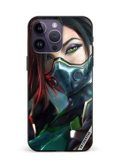 Protective Case Cover For Apple iPhone 15 Pro Vipe Valorant Design Multicolour