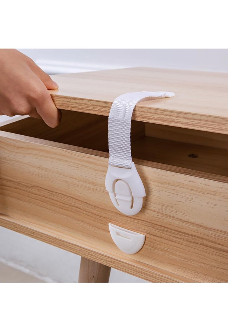 Plan A - Child Safety Lock, Multi-Use Child Safety Lock, Suitable for Cabinets, Drawers, Refrigerators, Windows, Strong Adhesive for Easy Installation, No Drilling, Child Protection (20cm, 1pcs, 3) - Image 1