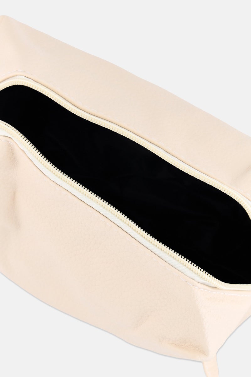 Presidentzt Women Graphic Print Make Up Pouch, Cream - Image 2