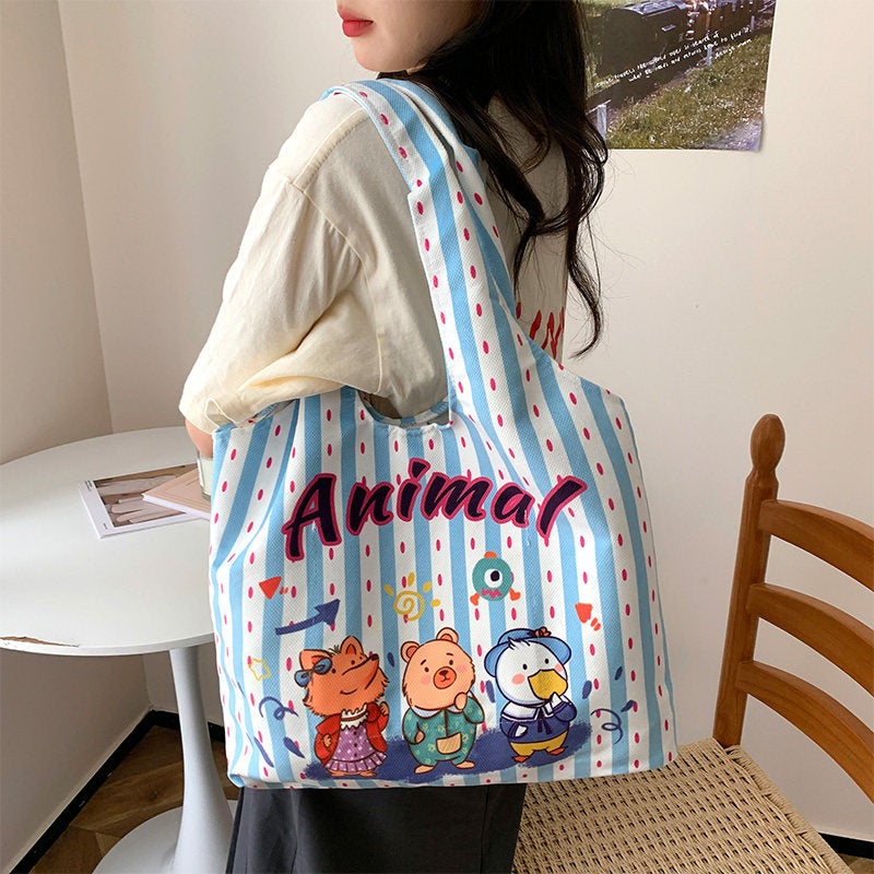Women's Canvas Shoulder Bag Tote - Image 1
