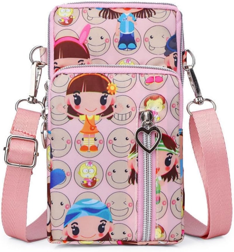 JANKS Small Crossbody Bag for Women - Mini Phone Purses with Crossbody Strap and Wallet - Nylon Arm Bag - Image 1