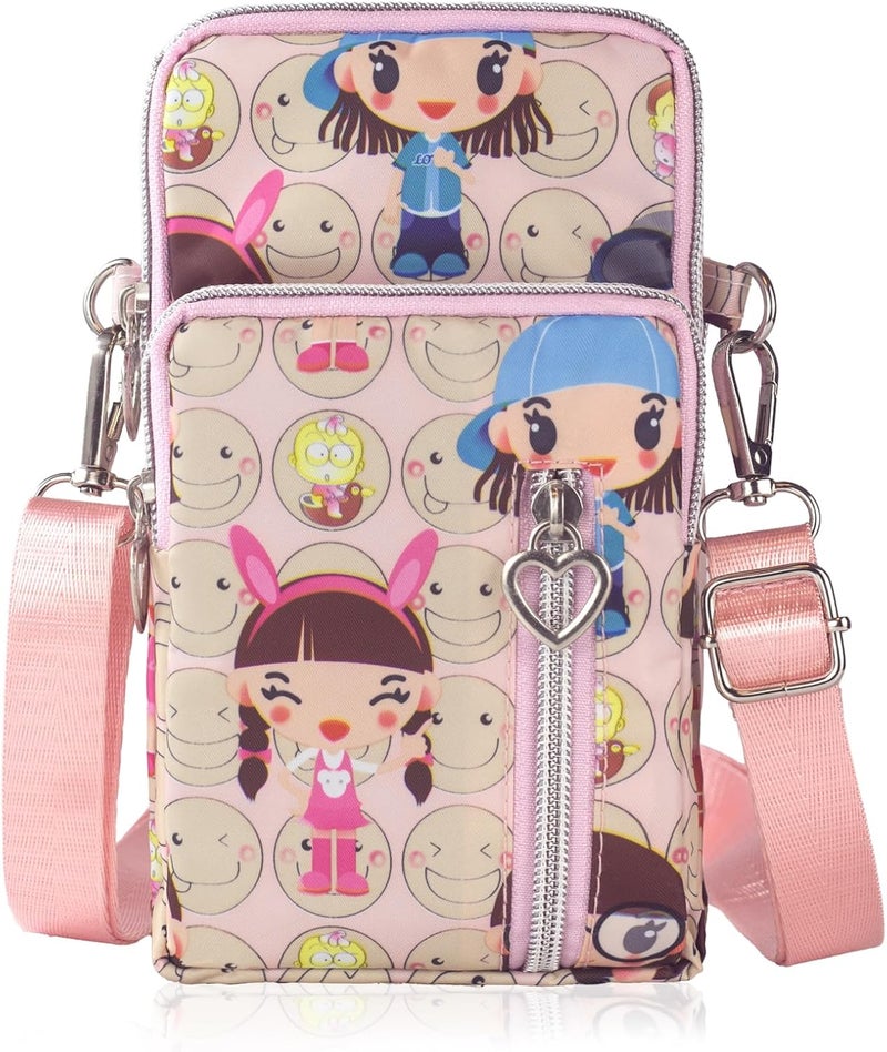 JANKS Small Crossbody Bag for Women - Mini Phone Purses with Crossbody Strap and Wallet - Nylon Arm Bag - Image 2
