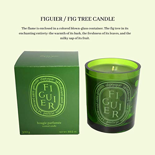 Diptyque Paris Diptyque Green Figuier Candle-10.2 oz, Green - Image 2