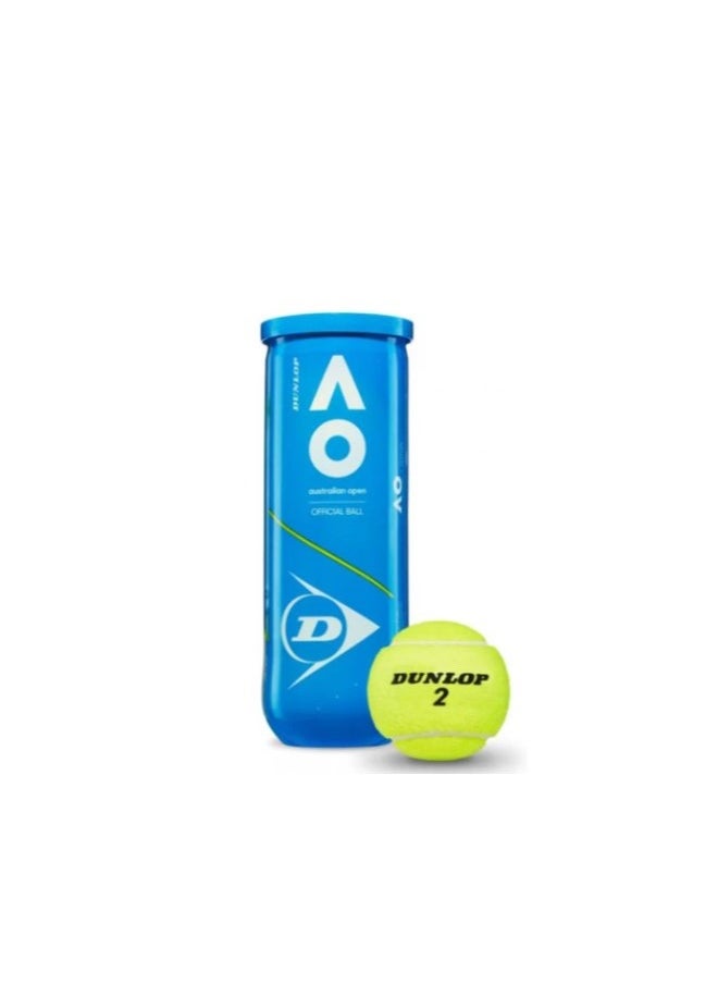 DUNLOP Australian Open Tennis Ball Can*3   Size: NS  - Image 1